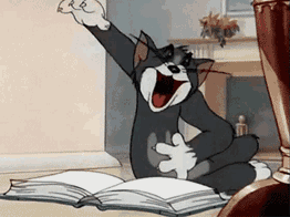 Gif animé rire Tom et Jerry